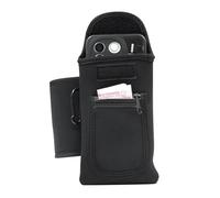 Magnetic Gym Pouch, Magnetic Cup Bag, 12.6x7.09 Inches Cellphone Water Holder, Strong Attachment, Easy Access Design for Holding Drinks and Phone on Metal Exercise Equipment