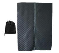 Magnetic Insulated Screen, Thermal Door Cover, Wind-Proof Panel Design, Energy Saving Layer, Black Panel, Indoor or RV Use, Window or Entry Fit, 52.36x70.87 Inches