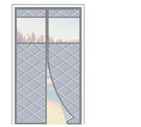 Magnetic Insulation Door Curtain, Thickened Multi-layer Fabric, Automatic Closing, Winter And Window Kit(W90cm*H200cm)