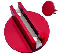 Magnetic Jack Pad - Frame Rail Protector | Aluminum Jack Adapter with Slotted Puck and Pinch Weld Feature, Car Maintenance Tool for Lifting Safety, Automotive Jacking Accessory