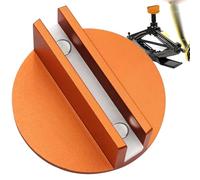 Magnetic Jack Pad - Rubber Lift Adapter for Floor Jack Protection | Heavy Duty Rubber with Built In Magnet Groove Prevents Frame Scratches Supports Safe Vehicle Lifting for Garage Maintenance 0.642 in