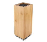 Magnetic Knives Holder - Wooden Rotatable Double Sided Stand for Professional Chefs, Cooking Enthusiasts with Strong Magnet Grip, Storage Block for Kitchen, Club, Apartment, 9.69x4.33in