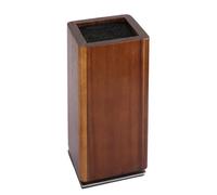 Magnetic Knives Holder - Wooden Rotatable Double Sided Stand for Professional Chefs, Cooking Enthusiasts with Strong Magnet Grip, Storage Block for Kitchen, Club, Apartment, 9.69x4.33in
