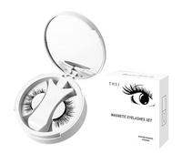 Magnetic Lashes Natural Look, Portable Magnet Eyelashes, Eyelashes Magnetic, False Eyelashes Magnetic, Magnetic Eyelashes with Comfortable & Lightweight Design for Women Beauty Accessories