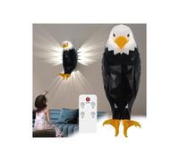 Magnetic LED wall lamp in the shape of an American bald eagle, ideal for the bedroom, living room or hallway.