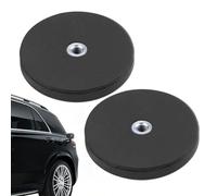 Magnetic Light Bar Mounts, Vehicle Lighting Bracket Set, Internal Thread Base Holders with Strong Grip, Steel Fastener Supports with Anti Slip Contact, Automotive Mounting Accessory for Stability