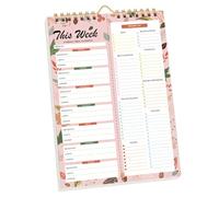 Magnetic Meal Planner | Shopping List Notepad | Fridge Calendar Whiteboard