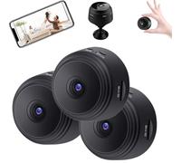 Magnetic Mini Security Camera Outdoor, Best Wireless Mini Camera (3pcs)