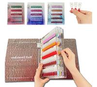 Magnetic Nail Swatches Book,120/180/240 pcs - Nail Color Swatches,Nail Display Book,with 240 Magnetic Tips,It's your First Step Towards the Spotlight,for Manicurist and Make Up (Blue,180pcs)