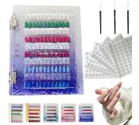 Magnetic Nail Swatches Book, 2025 New 120/180/240 Nail Color Display Book, Magnet Blank Nail Organizer Storage, Nail Art Salon Design Display Booklet for Manicurist (Purple,120Pc)