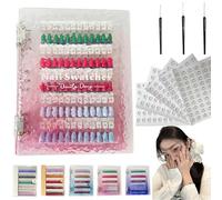 Magnetic Nail Swatches Book, Nail Color Display Book, Magnet Blank Nail Organizer Storage, with Transparent Nails, 120/180/240 Nail Art Salon Design Display Booklet for Manicurist (Red,120Pc)
