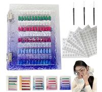 Magnetic Nail Swatches Book, Nail Color Display Book, Magnet Blank Nail Organizer Storage, with Transparent Nails, 120/180/240 Nail Art Salon Design Display Booklet for Manicurist (Purple,120Pc)