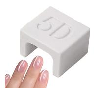 Magnetic Nail Tool - 5D Magnet for Artistic Styling | Resin Material with Automatic Strong Effect, Compact 3x3x2cm Size, Kitten Eye Design for Fashion Home Manicure Beauty Salon Girls