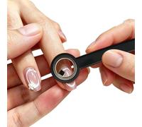 Magnetic Nail Tool, Glass Bead Magnet, 2.83x0.89 Inches Portable Stick with Sturdy Build, Precision Metal Applicator, Stylish Art Magnet with Grip, DIY Accessory for Home and Students