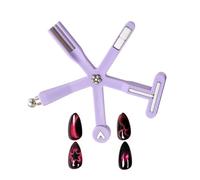 Magnetic Nail Tool, Professional Manicure Design Stick, 4.29x4.17 Inches with Creative Patterns, Rubber ABS Beauty Accessory, with Precision Style, Salon Tool for Women Girls