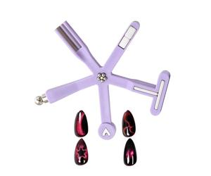 Magnetic Nail Tools - 8-in-1 Multi-Functional Art Tool | Gel & Design, Enhances Manicure Experience At Home & Salons, Perfect Gift For Women, Wives, & Girlfriends