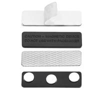 Magnetic Name Tag - Strong Reusable Magnetic Badge Holder With Secure Buckle, Clip On Name Tags For Clothing Uniform Employee Office Classroom Exhibition Toolbox Whiteboard Use For Men Women
