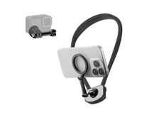 Magnetic Neck Mount for Phones, Hand Free Phone Neck Holder Chest Stand POV Vlog Selfie Mount for Android Cameras