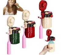 Magnetic No-Drill Toothbrush, Toothbrush Holders Wall Mounted, Toothbrushs Holders Wall Mounted for Shower Bathroom Set, for Bathroom, Washroom (Cream White+Red+Green)