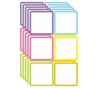 Magnetic Note Pad, Erasable Planning Labels, 3.15x3.15in Reusable Sticker Notepad, Writable Message Surfaces, Strong Fridge Magnet Backing for Home, Kitchen, School, Locker, Whiteboard