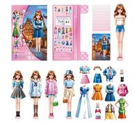 Magnetic Paper Dolls - Compact Size, Magnetic Princess Dress Up Game