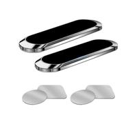 Magnetic Phone Car Mount, [2 Pack] Mini Strip Cell Phone Holder for Car Magnetic Mo PNT