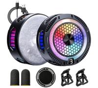 Magnetic Phone Cooler, Back Clip RGB Light 3 Gear Low Noise Cell Phone Fan