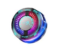 Magnetic Phone Cooler, Phone Cooling Device, Type-C Powered, LED Display, Semiconductor Pad Radiator for Game Streaming Tablet Work Outdoor Use, 2.48x2.48x1.02 Inches 68g