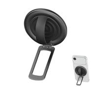 Magnetic Phone Grip - Portable Foldable Adjustable Magnetic Handle And Stand For Smartphones | Compact Cell Phone Grip Holder For Secure Hand Use And Hands Free Viewing | Ideal F́or House Desk