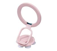 Magnetic Phone Holder - 360 Degree Rotating Desk Stand, Strong Grip Mount System, Durable Compact Design, Adjustable Angle Support | Home Bedroom Living Room Kitchen Hotel Gym Travel Students Women