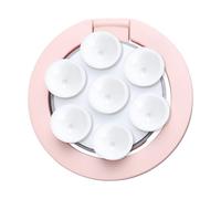 Magnetic Phone Holder - 360 Degree Rotation Desk Stand With Adjustable Viewing | Aluminum Alloy Car Phone Holder For Indoor Outdoor Office Home Bedroom Living Room Hotel Gym Women Men, Black Rose