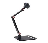 Magnetic Phone Holder, Adjustable Cell Support, 360 Degree Rotation Mount, Portable Foldable Stand with Secure Grip, Compatible Tablets Smartphones, Ideal for Travel Bedside Desk Nightstand Use