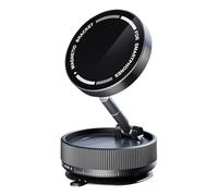 Magnetic Phone Holder for Car - Universal Mount for Smartphones | Strong Magnetic Grip with Suction Cup Base Adjustable Angle Phone Stand for Driving Gym Bedroom Office Desk Kitchen Travel Convenience