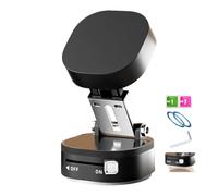 Magnetic Phone Holder - Mobile Phone Holder - Mobile Mount For Car | 360 Degree Rotatable Foldable Cradle Grip Smartphone Bracket For Driving Filming Recording Navigation Truck Dashboard Windshield