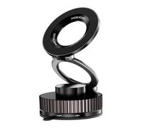 Magnetic Phone Holder, Rotatable Smartphone Bracket, 1.45x2.91x2.91 Inches Foldable Suction Cup Base, Strong Grip with Adjustable Arm, General Mount for Dashboard, Vent, Windshield, Travel, Desk