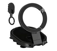 Magnetic Phone Mount - Suction Cup Automobile Navigation Stand | 360 Degree Adjustable Cell Phone Automobile Cradles | Super Magnetic Suction Design with 18 Vacuum Cups for Glass Mirror Tile Wall