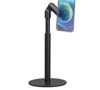 Magnetic Phone Stand For Desk- Magnetic Phone Holder, Phonee Holder For Desk | Magnetiic Desktop Mount | 360 Degree Rotating Cell Phones Desks Stand For Video Recording Live Streaming Filming Video