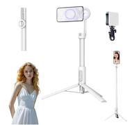 Magnetic Phone Tripod,51/63" Extendable Selfie Stick with Wireless Remote,360° Rotation Phone Stand for Video Recording & Vlogging - Portable Travel Tripod