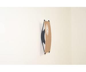 Magnetic picture holder ClipBO, set of 4 anthracite, sustainable & elegant presentation of photos and postcards (10x15cm/A6) on walls, the innovative picture frame from BODO with 3D effect