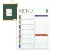 Magnetic Planner, Dry Erase Whiteboard Sheet for Fridge Organization, Reusable Weekly Checklist and Reminder Board for Planning Shopping List Notes Home School Use 28x21cm