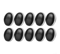 Magnetic Plus Weights - Paquete de 10 imanes recubiertos de goma de 4 cm para ducha, color negro o manteles que evitan que la cortina se resbale y se arrugue fuerte para cortinas que no destiñen