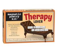 Magnetic Poetry Kit para amantes de la terapia - Palabras de terapia para refrigerador - Escribe poemas y letras en el refrigerador - Fabricado en los Estados Unidos