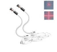 Magnetic Position Quilting Light, Sewing Guide Light Red, Magnetic Sewing Machine Light with Adjustable Dot/Straight Line/Crosshair Projection, Fits All Machines (Dot+Cross)