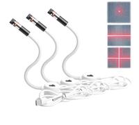 Magnetic Position Quilting Light, Sewing Guide Light Red, Magnetic Sewing Machine Light with Adjustable Dot/Straight Line/Crosshair Projection, Fits All Machines (straight line+Dot+Cross)