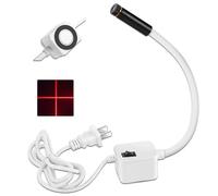 Magnetic Positioning Quilting Light for Sewing Machine, Sewing Machine Quilting Light with Adjustable Dot/Straight Line/Crosshair Projection,Vision Guide,Sewings Machines Laser (Red cross 5mw)