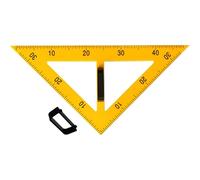 Magnetic Protractor - PVC, 14,37 x 14,37 x 20,28 pulgadas Triangle Ruler Large Teaching Tool | Chalkboard Magnetic Angle Measurement Geometry Aid, Giant Protractor For Classrooms, Math Teaching