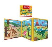 Magnetic Puzzle Set, Cartoon Travel Learning Toy Book, Preschool Educational Activity Kit for Hand Eye Coordination Fine Motor Skills Brain Development Travel Games for Boys Girls