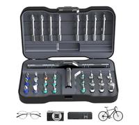 Magnetic Ratchet Screwdriver Set, 32-in-1, Multi-functional Bit Set, Includ