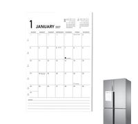 Magnetic Refrigerator Calendar 18 Month Monthly Schedule 2027-2028