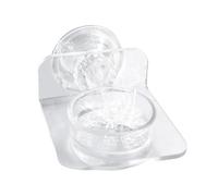 Magnetic Reptile Feeding Ledge, Suction Cup Gecko Food Tray with Strong Grip, Easy-Mount Reptiles Feeding Station for Tree Frogs, Lizards, Chameleons, Vertical Habitat Enclosures